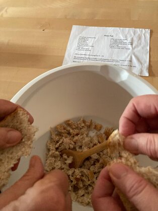making breadcrumbs