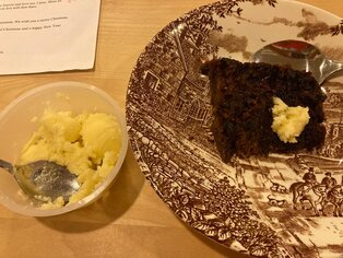 with brandy butter